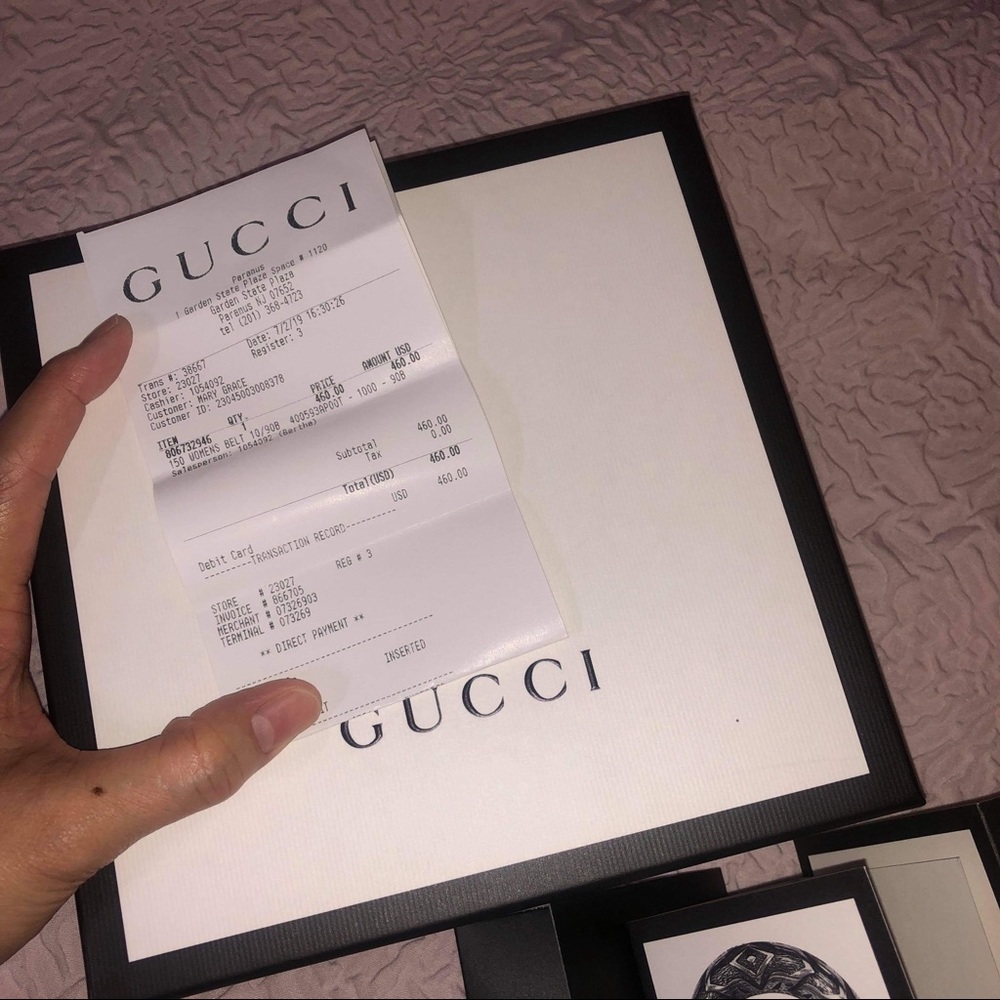 AUTHENTIC GUCCI BELT SIZE 90